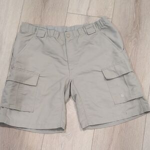Beige Cargo Shorts